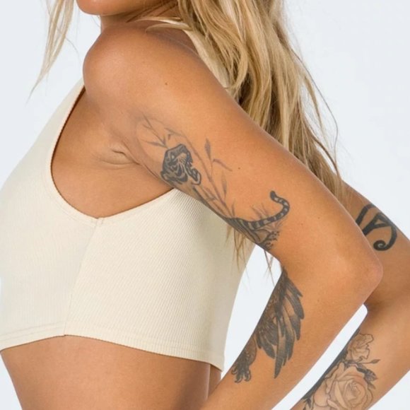 Princess Polly Tan Crop Top | NWOT - Picture 3 of 7